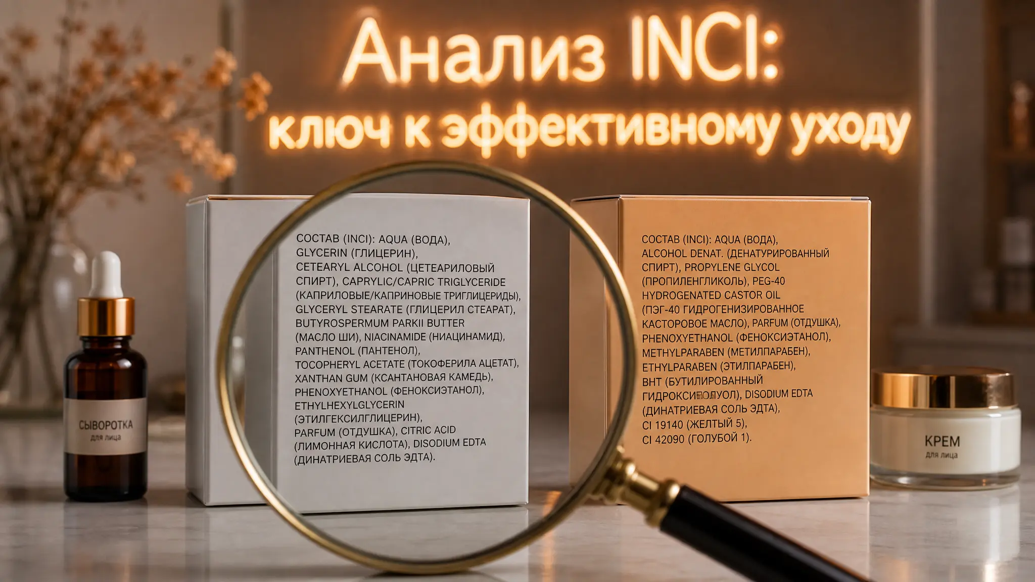 Сравнение INCI для выбора лучшей косметики: подробный анализ состава для эффективного ухода за кожей